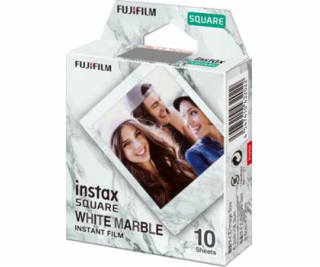 1 Fujifilm instax Square Film biela marble