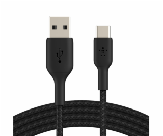 Belkin USB-C/USB-A Cable 1m braided, black CAB002bt1MBK