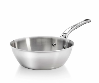 De Buyer Affinity Sauté Pan Stainless Steel curved  20 cm