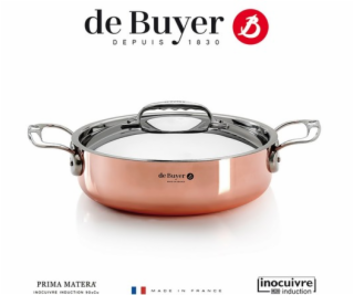 De Buyer Prima Matera Saucepot copper/steel low 24cm indu...