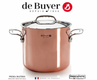 De Buyer Prima Matera Saucepot copper/steel extra high 20...