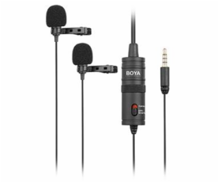 BOYA BY-M1DM     Dual Omni Directional Lavalier Microphone