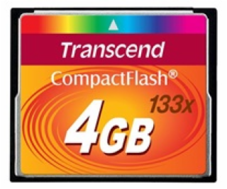 Transcend CompactFlash 4GB TS4GCF133 Pamäťová karta