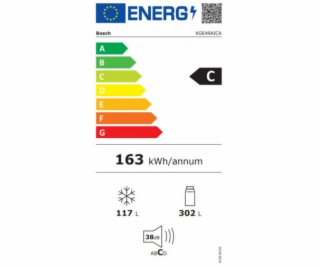 Bosch KGE49AICA kombinovaná chladnička