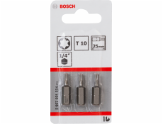 Bosch 3pcs. Screwdriver Bits T10 XH 25mm