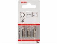 Bosch 3pcs. Screwdriver Bits T30 XH 25mm