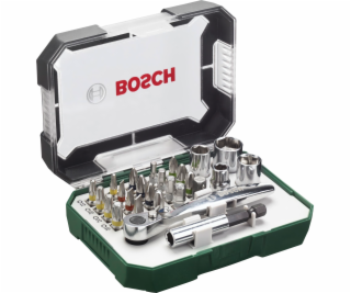 Bosch Prom 26-pcs. Screwdriver Bit Set with Ratchet