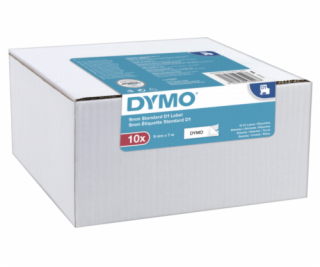 1x10 Dymo D1 paska 9mmx7m cierna na biela