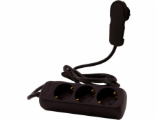 REV Multiple Socket Outlet 3-fold 2m black