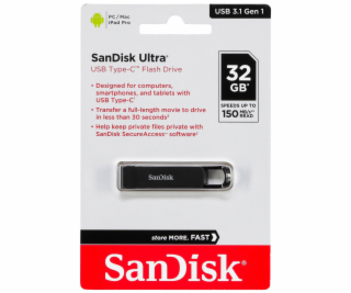 SanDisk Ultra USB Type C    32GB Read 150 MB/s   SDCZ460-...