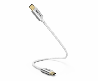 Hama Lade-/Datenkabel USB Type-C na Type-C 0,2m biela