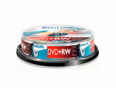 1x10 Philips DVD+RW 4,7GB 4x SP