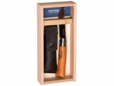 Opinel vreckovy noz No. 08 v krabicke s kozenk. puzdrom