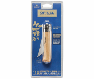 Opinel vreckovy noz No. 10 ocelova cepel s dreven. rokovat