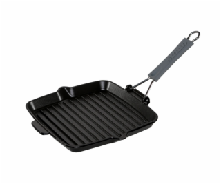 Staub indukcna gril panvica quadratisch 24x24cm cierna