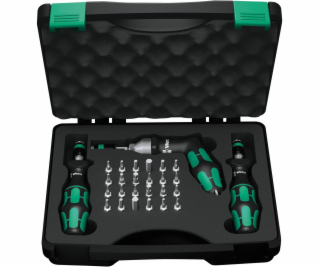 WERA 7440/41/42 Kraftform torque screwdriver set 0.3 - 6....