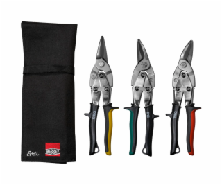 BESSEY Set of aviation snips with snips pouch DSET16