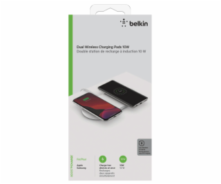 Belkin Dual wirel. Charging Pad 2x10W siet.zdroj biel WIZ...