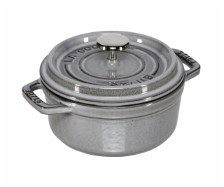 Staub Cocotte 12cm rund Graphit-grau, Gusseisen