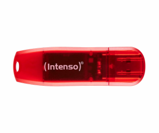 INTENSO Rainbow Line, 128GB, USB 2.0, Red