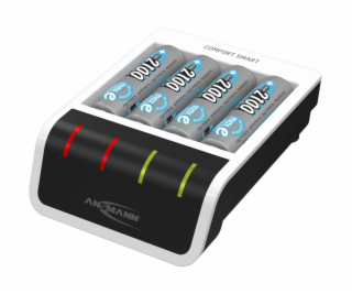 Ansmann Comfort Smart Charger incl. 4 AA Mignon Bat. 2100mAh