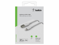 Belkin Lightning to USB-A Cable 2m, braided, mfi cert, white