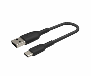 Belkin USB-C/USB-A Cable 15cm braided, black CAB002bt0MBK