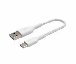 Belkin USB-C/USB-A Cable 15cm braided, white CAB002bt0MWH