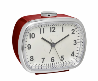 TFA 60.1032.05 Analogue Alarm Clock red