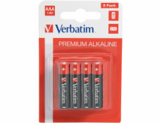 1x8 Verbatim Alkaline battery Micro AAA LR 03            49502