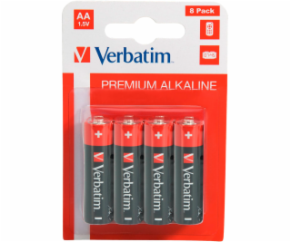 1x8 Verbatim Alkaline battery Mignon AA LR6              ...