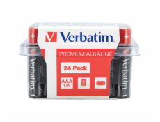 1x24 Verbatim Alkaline battery Micro AAA LR 03 PVC Box    49504