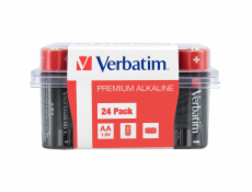 1x24 Verbatim Alkaline battery Mignon AA LR6              49505