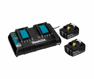 Makita Energy Kit 197629-2 2x BL1850B + DC18RD