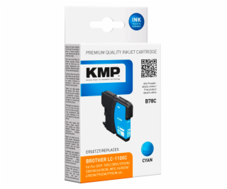 KMP B78C ink cartridge cyan compatible w. Brother LC-1100 C