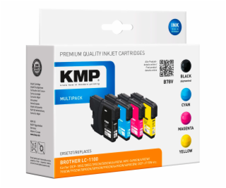 KMP B78V Promo Pack BK/C/M/Y compatible w. Brother LC-1100