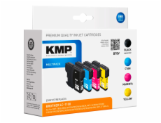 KMP B78V Promo Pack BK/C/M/Y compatible w. Brother LC-1100