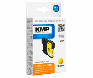 KMP B78Y ink cartridge yellow compatible w. Brother LC-11...