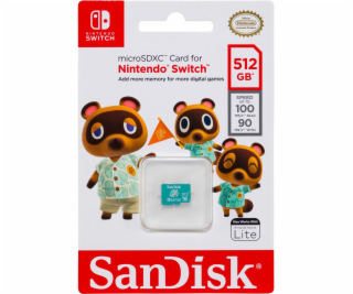 SanDisk MicroSDXC 100MB    512GB Nintendo      SDSQXAO-51...