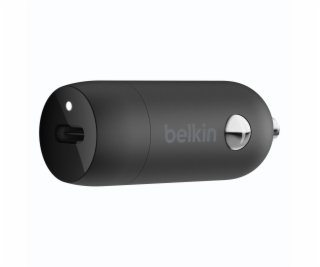 Belkin Car Charger USB-C 20W Power Delivery, black CCA003...