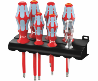 Wera 3160 i/7 Screwdriver Set Stainless Steel + Rack