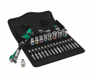 Wera 8100 SA 9 Zyklop Speed- Ratchet Set, 1/4  Drive impe...