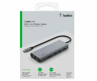 Belkin CONNECT USB-C 6-in-1 Multiport-Adapter    AVC008btSGY