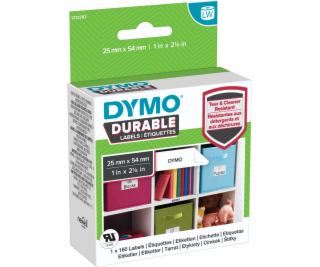 Dymo Durable Labels 25mm x 54mm white                1x 1...