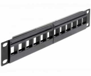 Delock 10 "Keystone Patch Panel 12 Portov