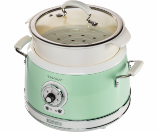 Ariete Vintage Food Steamer, green