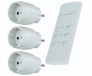 REV Radio Switch Set 3 + 1 compact white