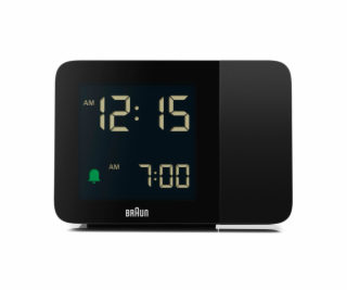 Braun BC 015 B-DCF      black Radio Controlled Alarm Clock