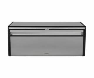 Brabantia Fall Front Bread Bin Square Front Matt Steel