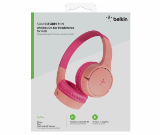 Belkin Soundform Mini-On-Ear Kids Headphone pink AUD002btPK